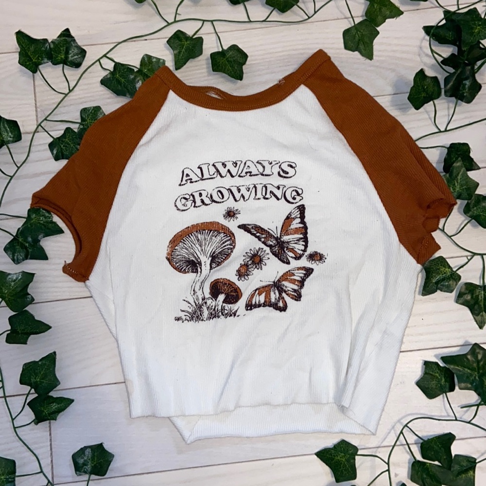 always growing short sleeve top